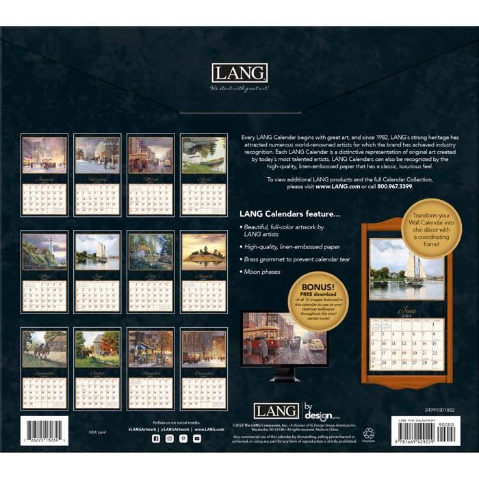 Lang Treasured Times 2024 Wall Calendar Wayfair